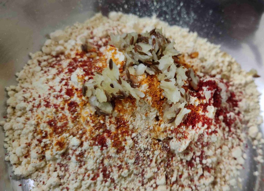 Patodi rassa gram flour