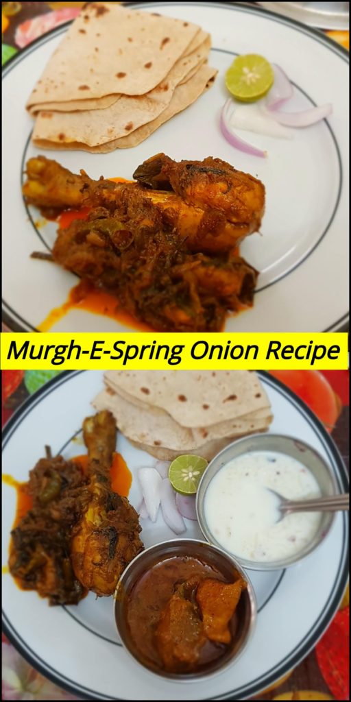 Murgh-E-Spring Onion recipe