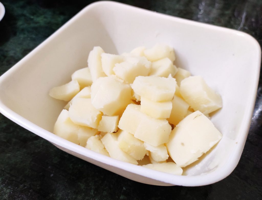 Sabudana Khichdi Chopped potato