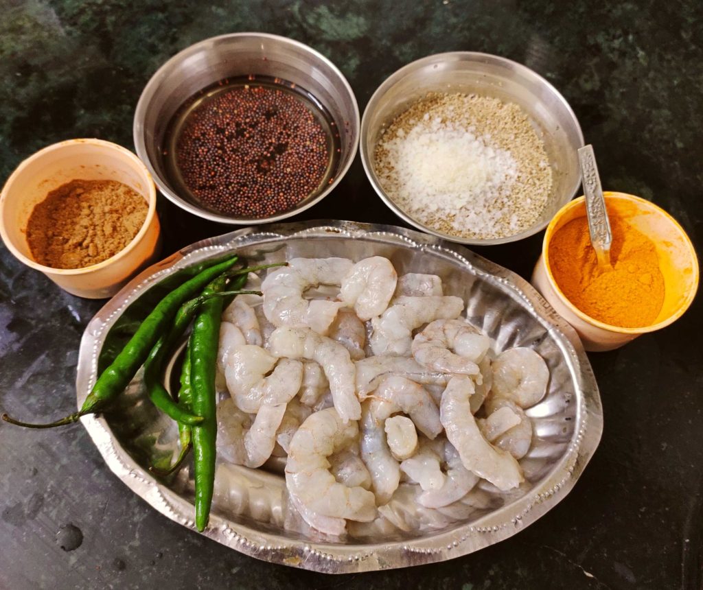 Shorsher Chingri Recipe